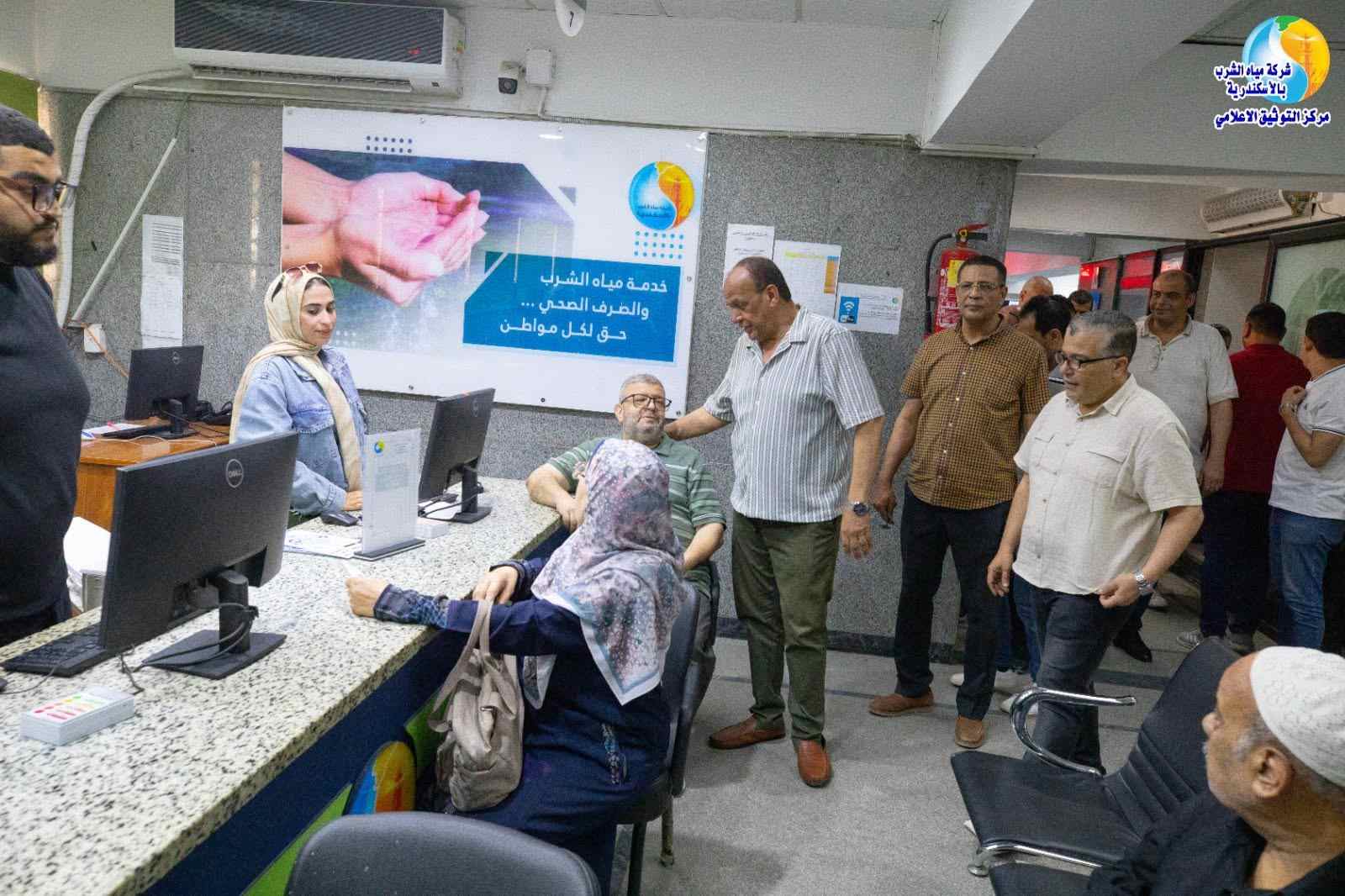 رئيس مياه الإسكندرية في جولة ميدانية موسعة لمحطات وروافع وفروع ومراكز خدمة العملاء بشرق الإسكندرية …